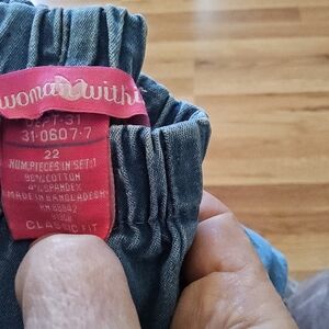 Woman Within Blue Skinny Jeans